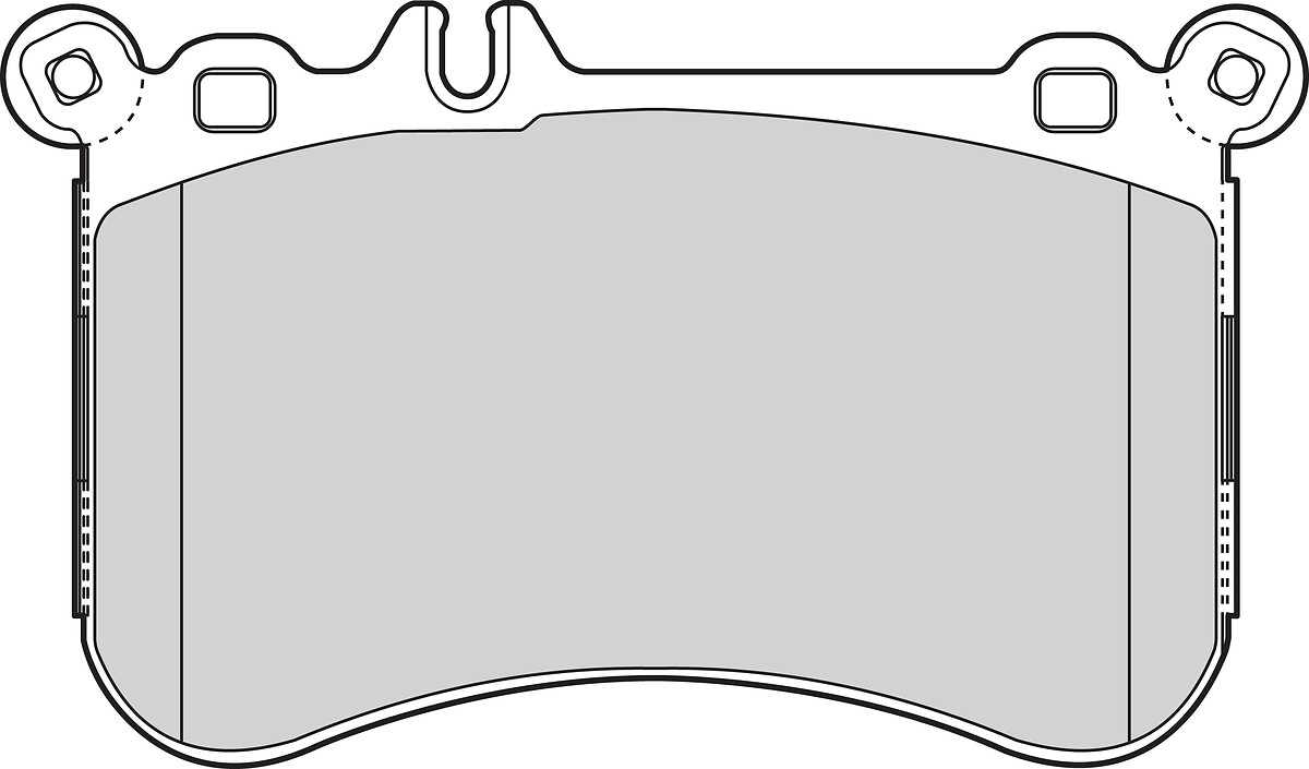 BRAKE PADS FIRST MER CL 02.11 02.14